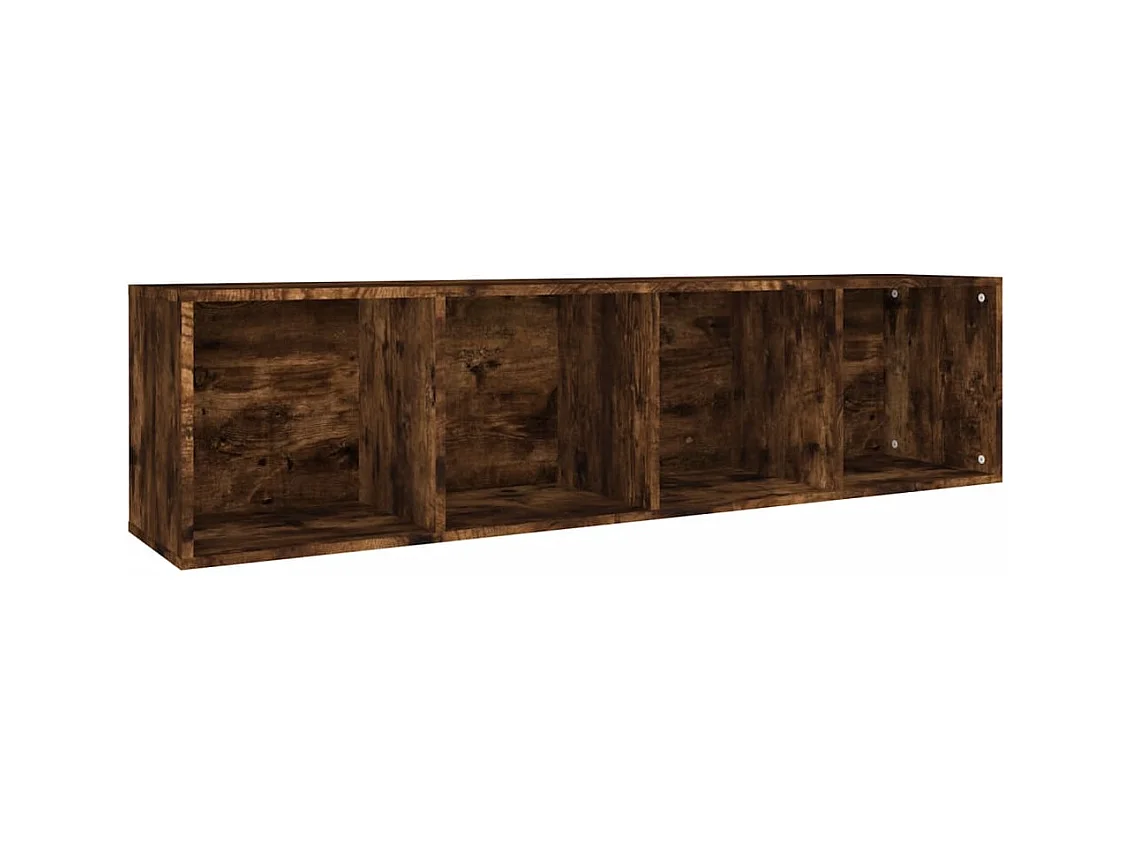 Pieter  Bibliothèque/Meuble TV Chêne fumé 36x30x143cm Bois d'ingénierie