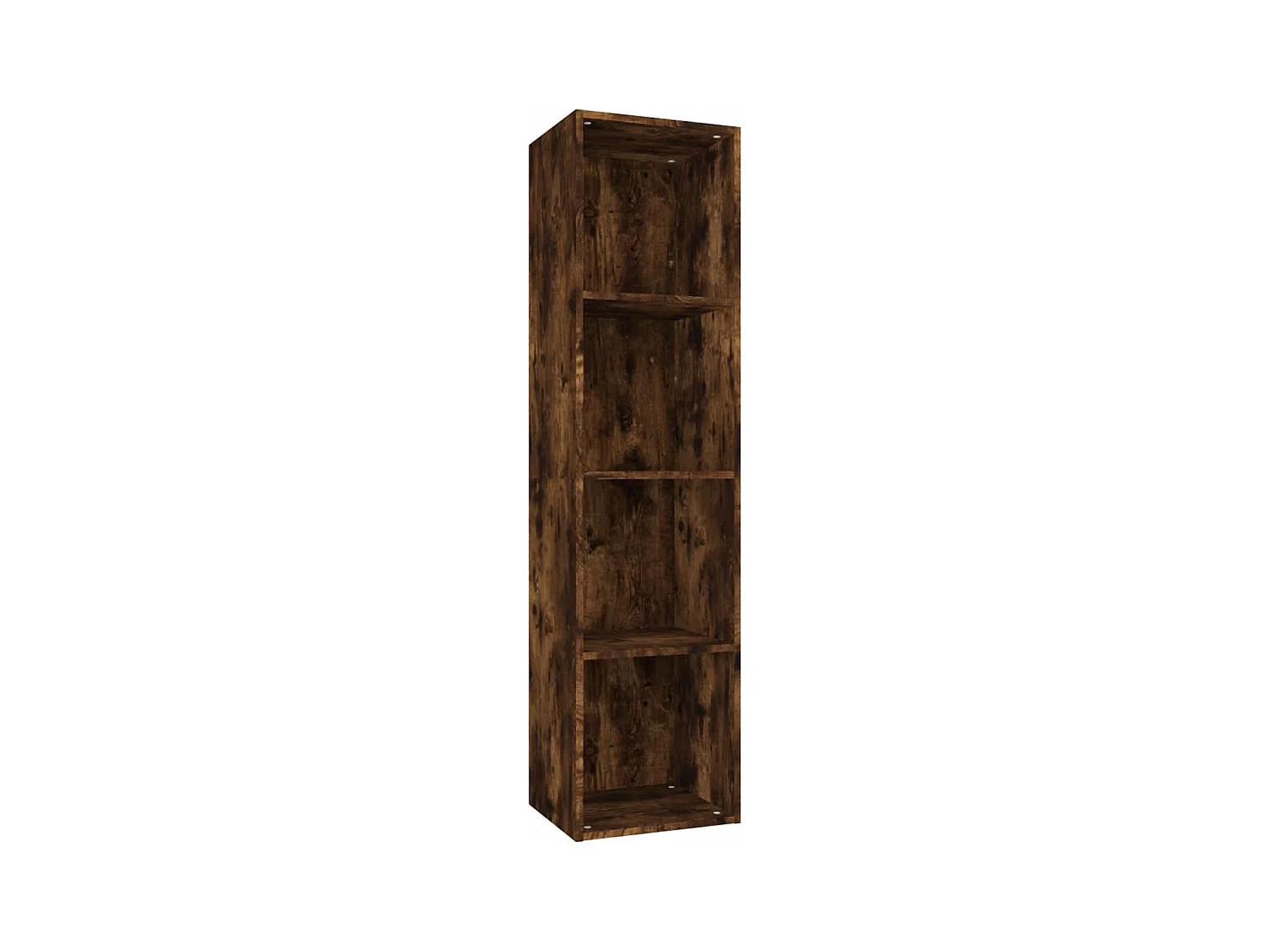Pieter  Boekenkast / tv-meubel 36x30x143 cm bewerkt hout gerookt eiken
