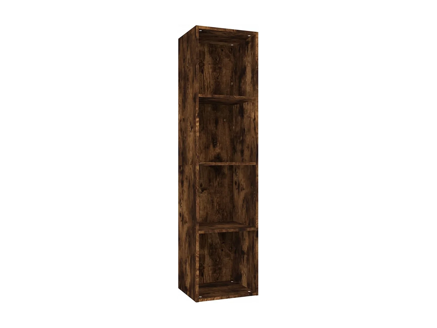 Pieter  Boekenkast / tv-meubel 36x30x143 cm bewerkt hout gerookt eiken