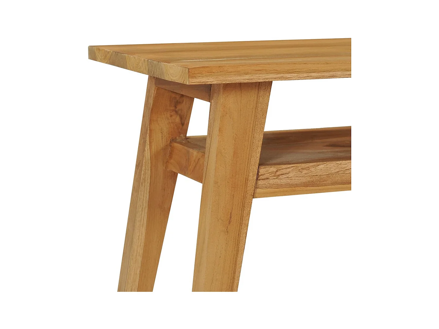 Garden Furniture -  Meuble TV 120x35x45 cm Bois de teck massif