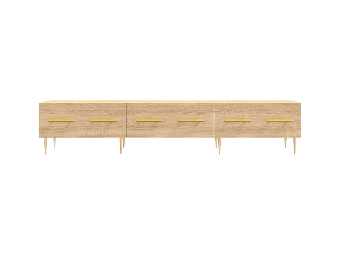 Sidney  Meuble TV chêne sonoma 150x36x30 cm bois d'ingénierie