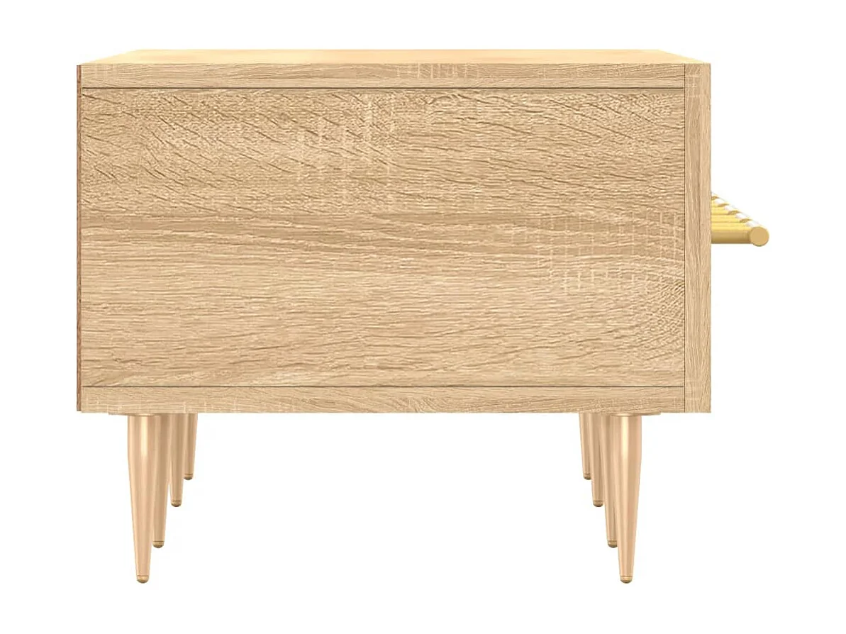 Sidney  Mueble de TV madera de ingeniería roble Sonoma 150x36x30 cm