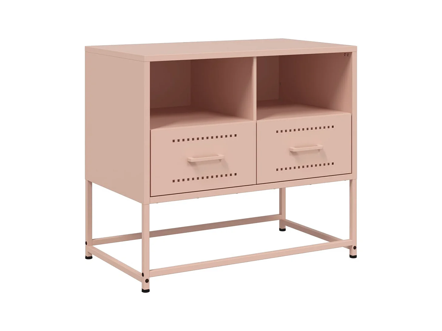 Nicholas  Tv-meubel 68x39x60,5 cm staal roze