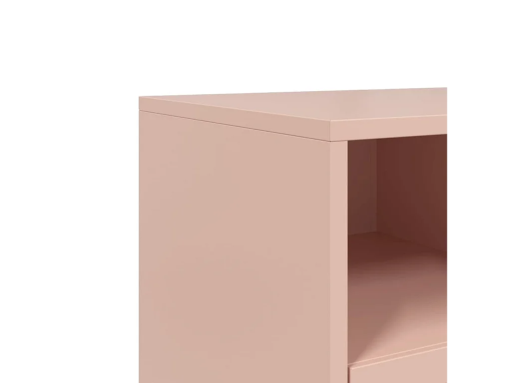 Nicholas  Tv-meubel 68x39x60,5 cm staal roze