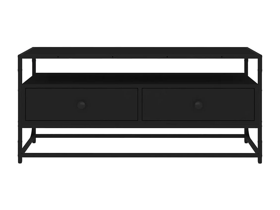 Bralir  Tv-meubel 100x35x45 cm bewerkt hout zwart