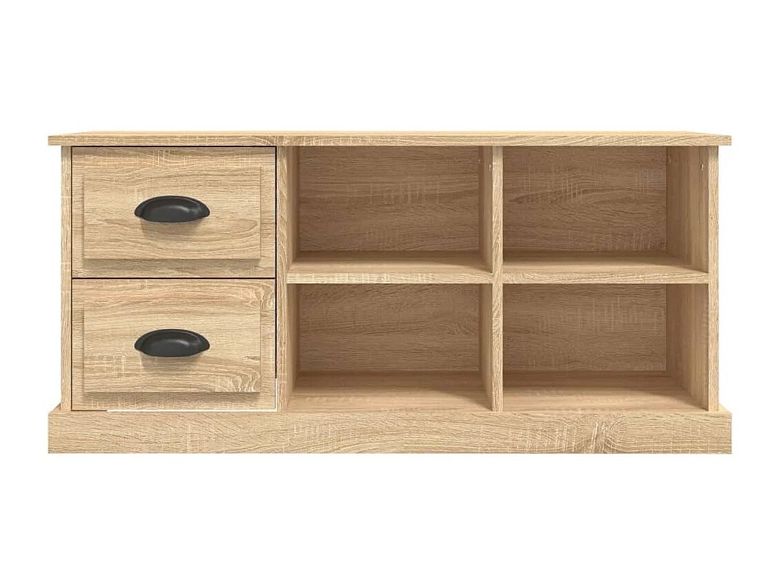 Landisville  Tv-meubel 102x35,5x47,5 cm bewerkt hout sonoma eikenkleurig