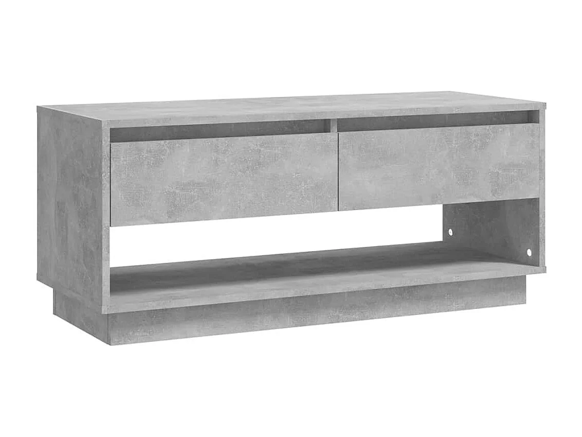 Ilias  Tv-meubel 102x41x44 cm bewerkt hout betongrijs