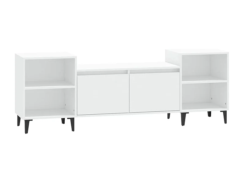 Blakely  Meuble TV Blanc 160x35x55 cm Bois d'ingénierie
