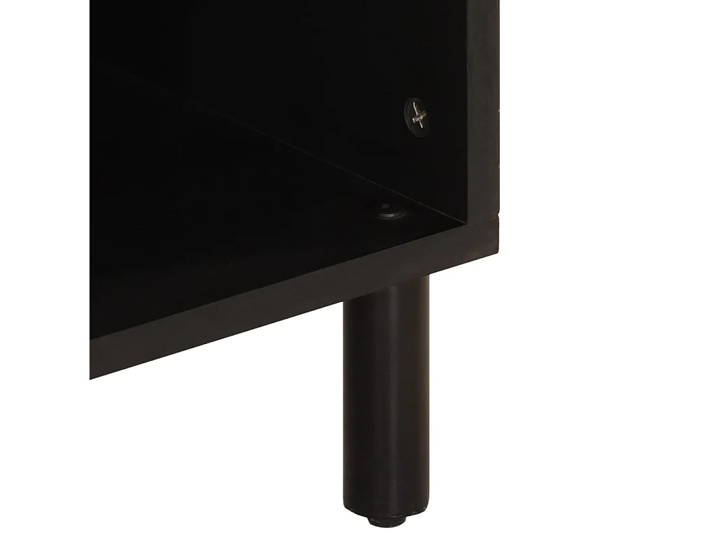 Telira  Meuble TV 100x33x46 cm bois d'acacia solide