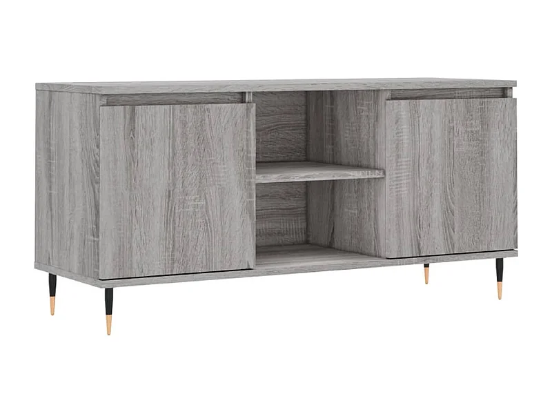 Grylor  Mueble de TV madera de ingeniería gris Sonoma 104x35x50 cm