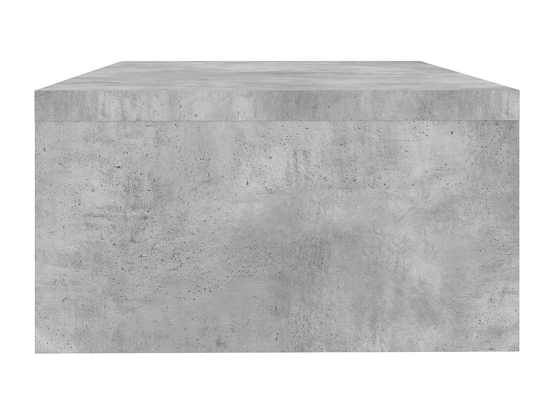 Prolenta Premium -  Monitorstandaard 42x24x13 cm bewerkt hout betongrijs