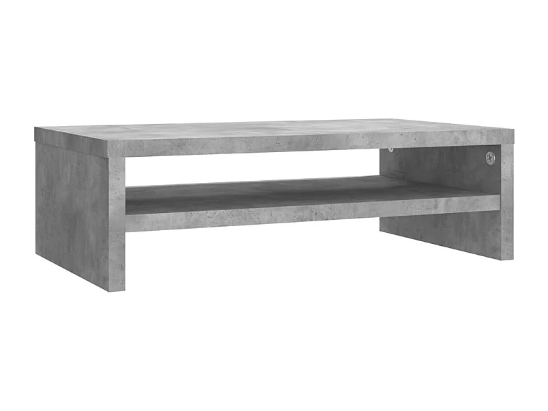 Prolenta Premium -  Support de moniteur Gris béton 42x24x13 cm Bois d'ingénierie