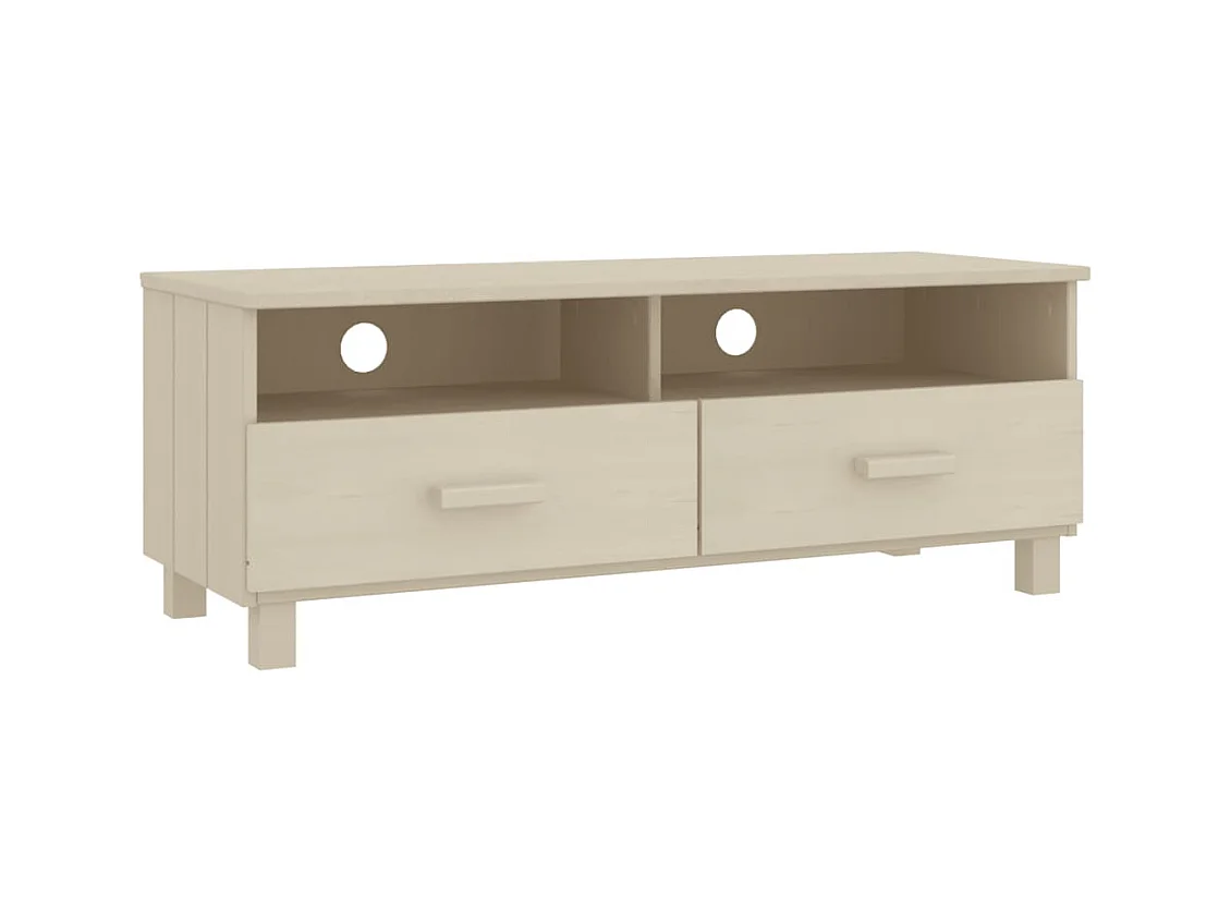 Lilia  Tv-meubel HAMAR 106x40x40 cm massief grenenhout honingbruin