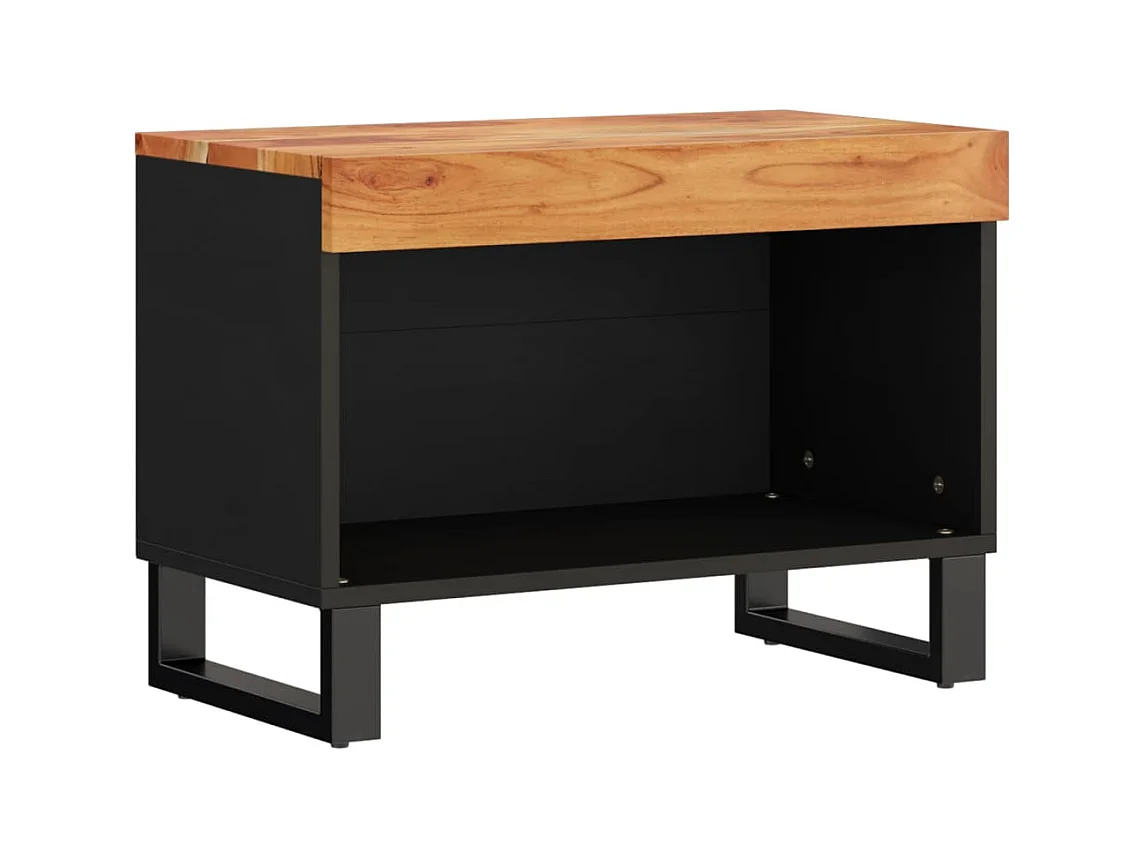 Nylvi  Meuble TV 60x33x43,5 cm bois d'acacia massif