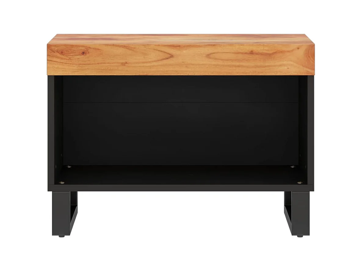 Nylvi  Meuble TV 60x33x43,5 cm bois d'acacia massif