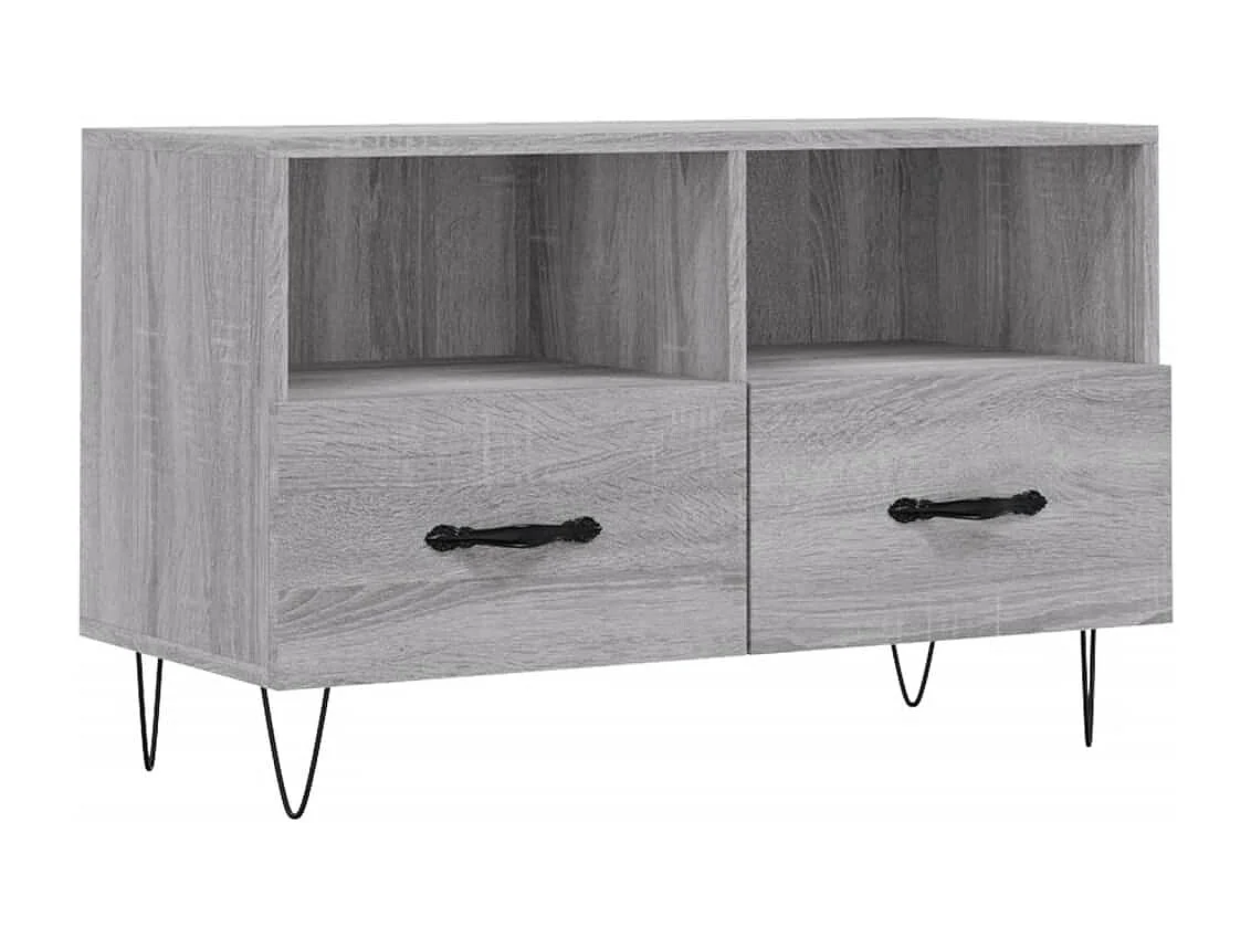 Rødovre  Meuble TV Sonoma gris 80x36x50 cm Bois d'ingénierie