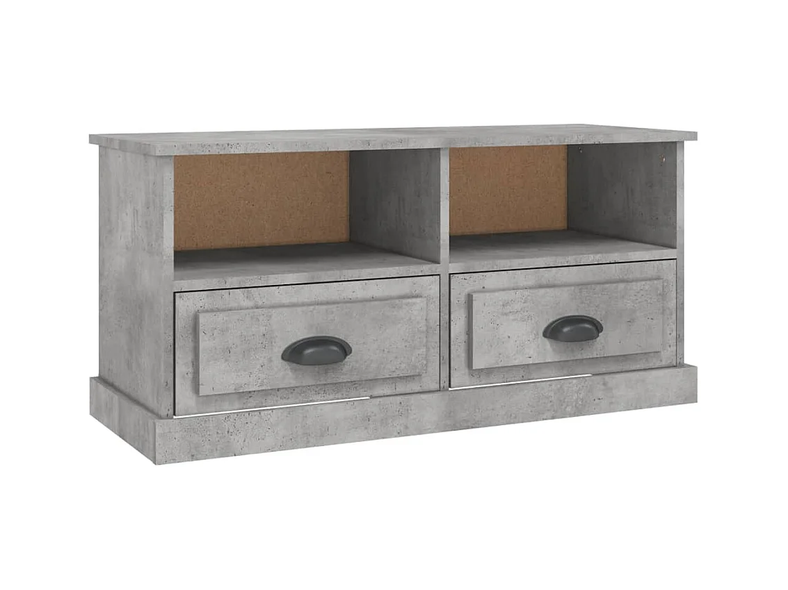 Vrelmi  Tv-meubel 93x35,5x45 cm bewerkt hout betongrijs