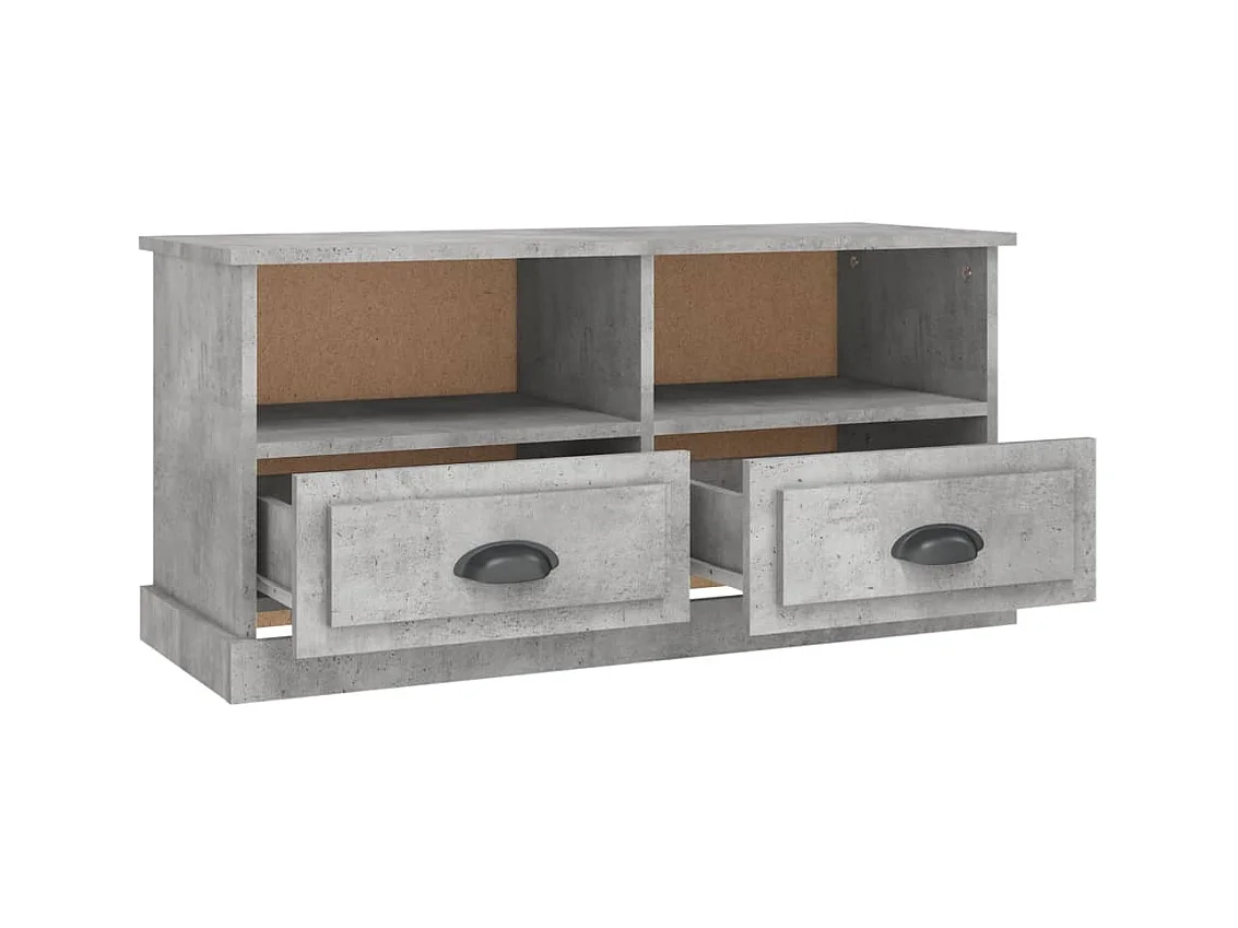 Vrelmi  Tv-meubel 93x35,5x45 cm bewerkt hout betongrijs