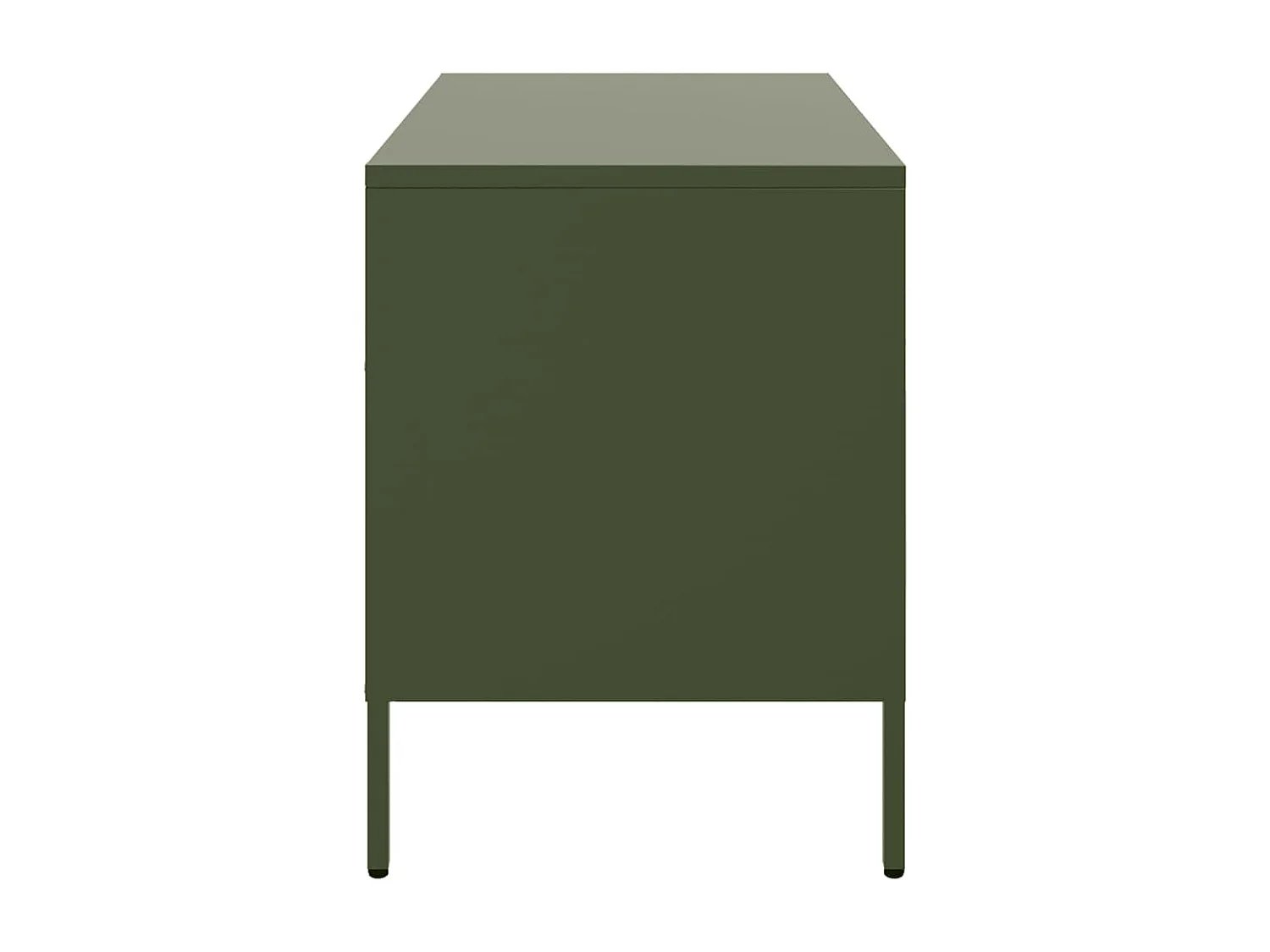 Dundrum  Meuble TV vert olive 68x39x50,5 cm acier