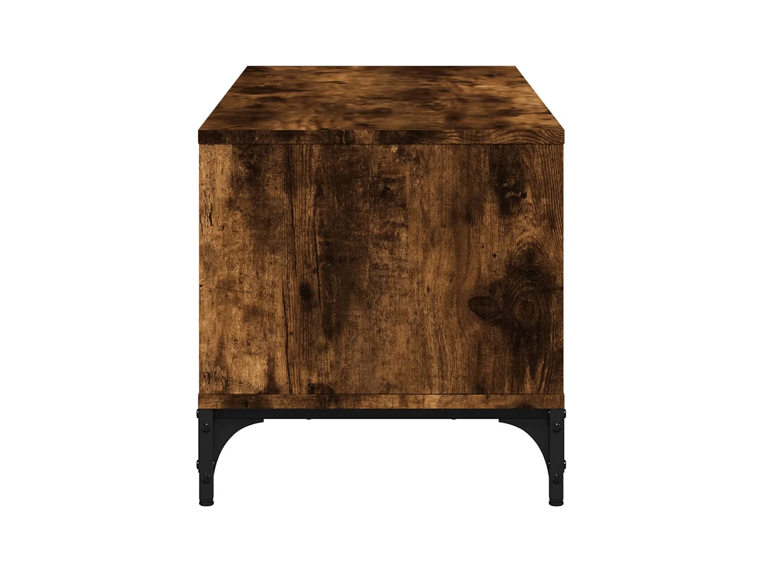 Trondheim  Tv-meubel 102x40x41 cm hout en gepoedercoat staal gerookt eiken