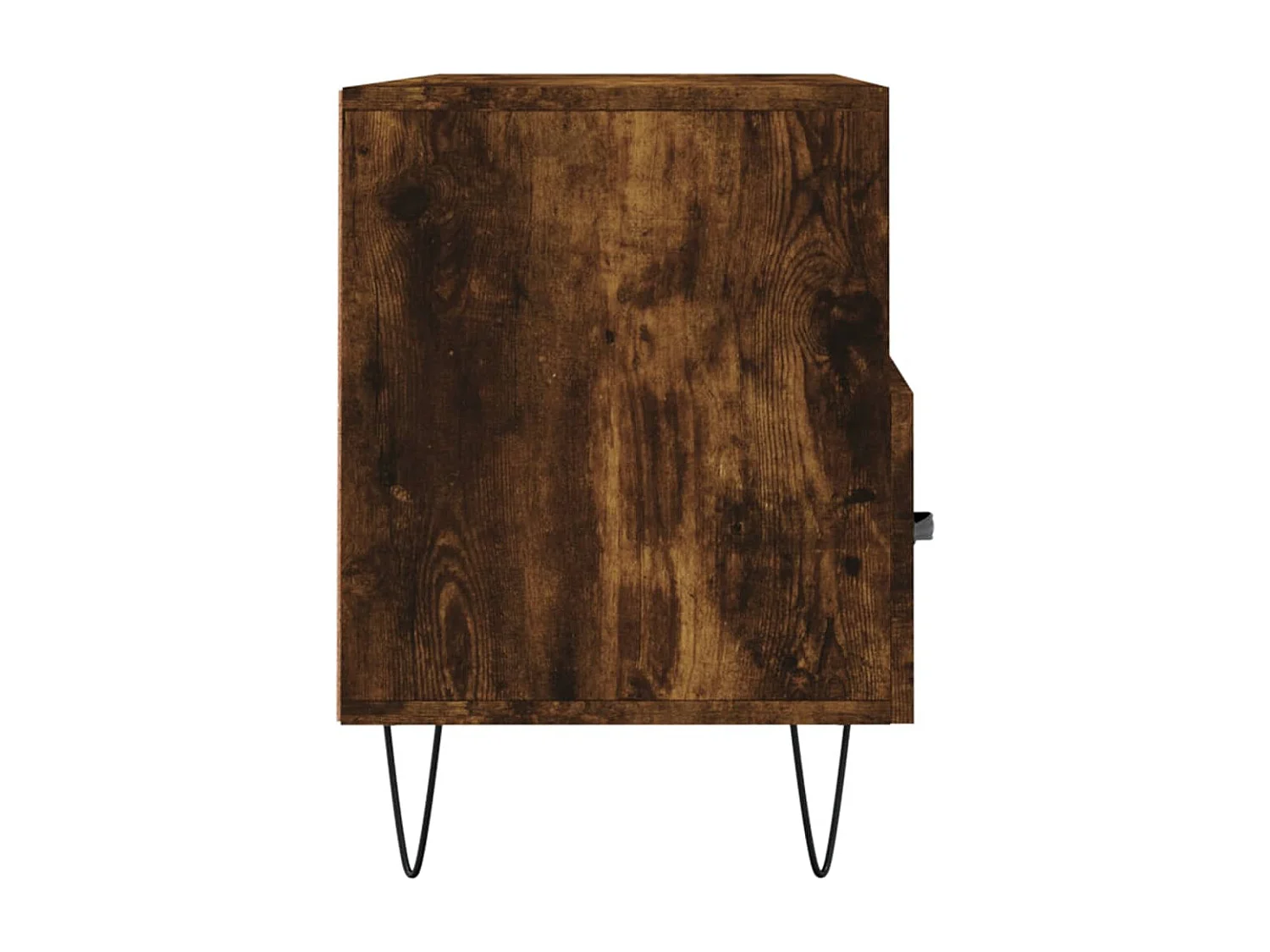 Juana Fernanda  Mueble de TV madera de ingeniería roble ahumado 102x36x50 cm