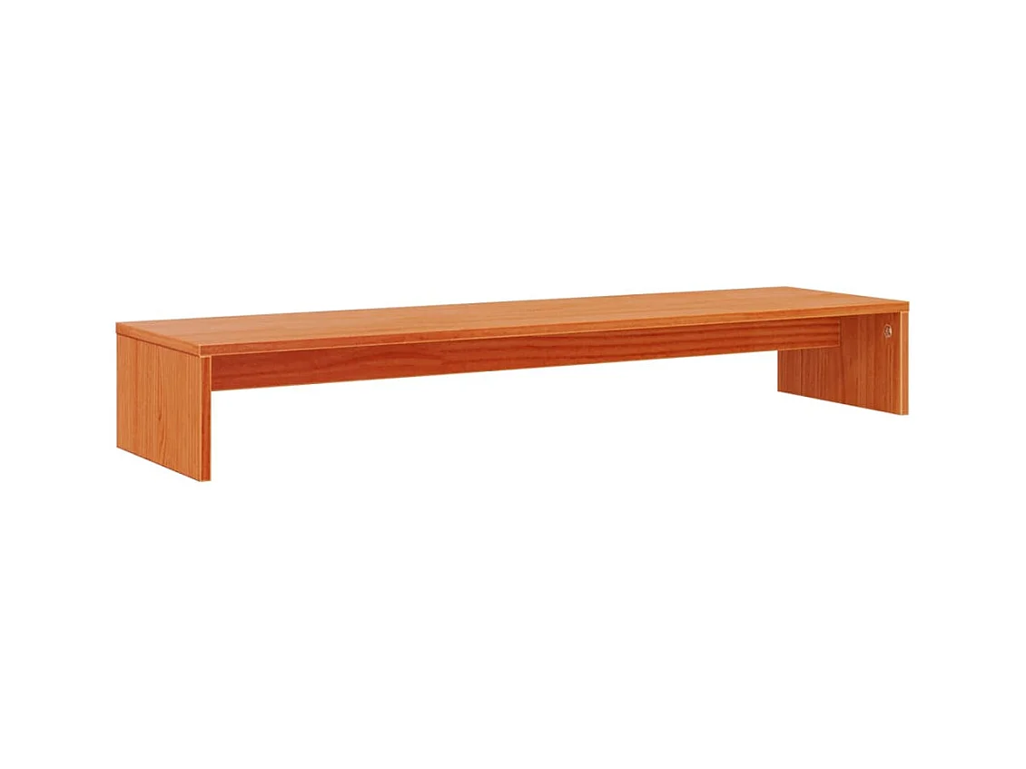 Prolenta Premium -  Support de moniteur marron miel 100x27x15 cm bois de pin solide