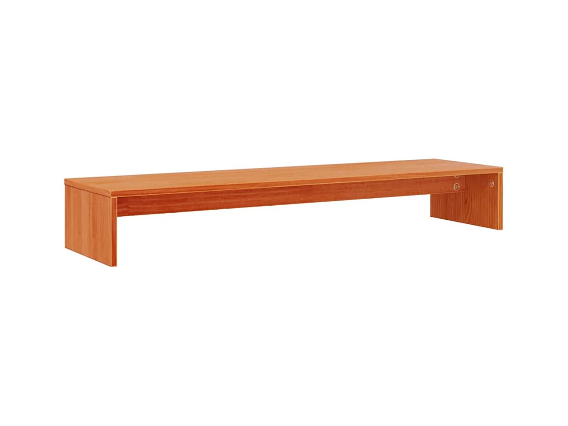 Prolenta Premium -  Support de moniteur marron miel 100x27x15 cm bois de pin solide