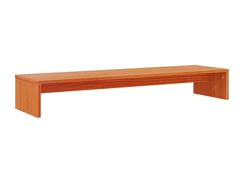 Prolenta Premium -  Soporte de monitor madera maciza pino marrón cera 100x27x15 cm