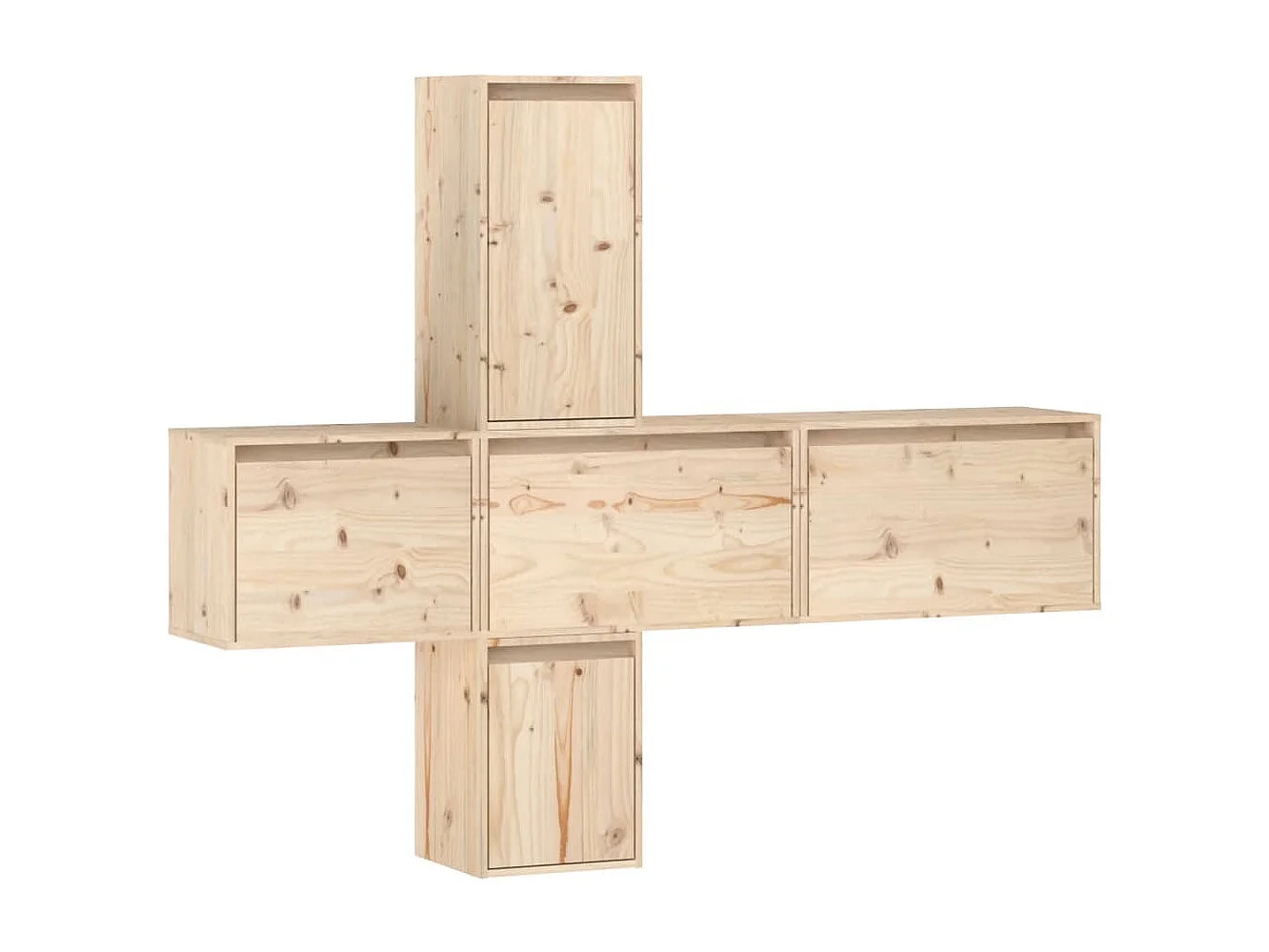 Blanchardstown  Meubles TV 5 pcs Bois massif de pin