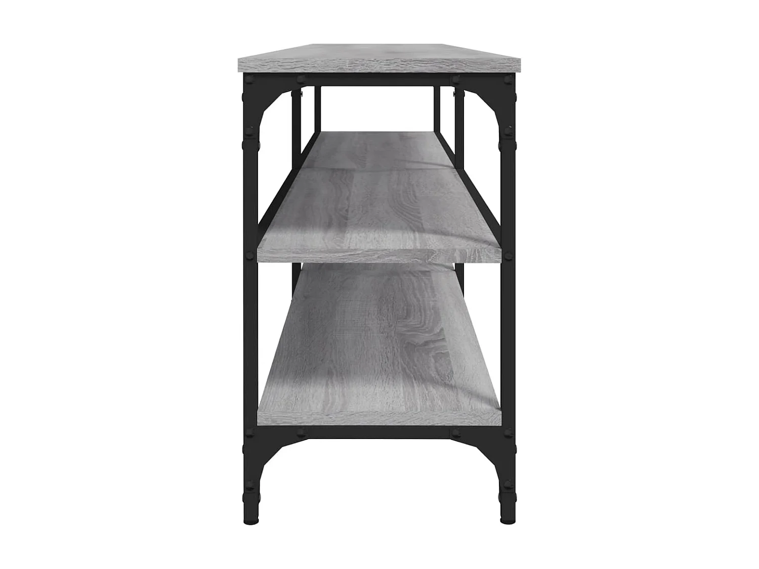 Chiloquin  Meuble TV sonoma gris 160x30x50 cm bois d'ingénierie