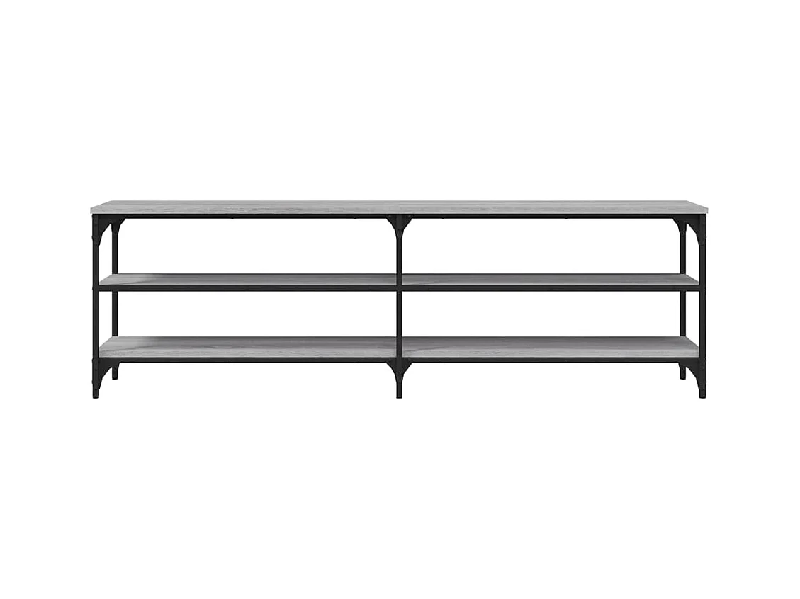 Chiloquin  Mueble de TV madera contrachapada gris Sonoma 160x30x50 cm