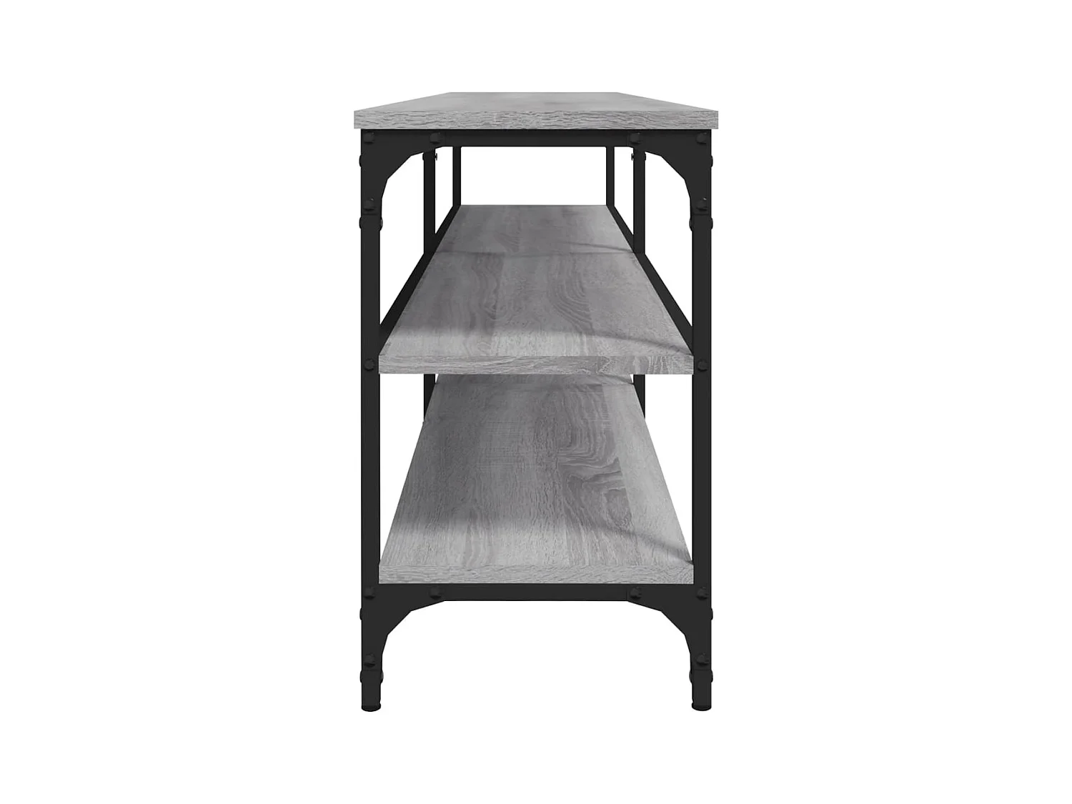 Chiloquin  Mueble de TV madera contrachapada gris Sonoma 160x30x50 cm