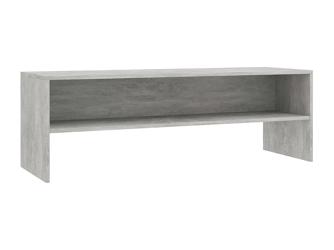 Kobe  Mueble de TV madera contrachapada gris hormigón 120x40x40 cm