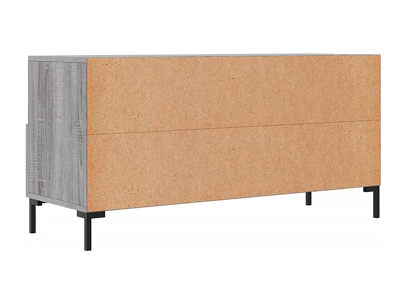 Évreux  Meuble TV sonoma gris 102x36x50 cm bois d'ingénierie