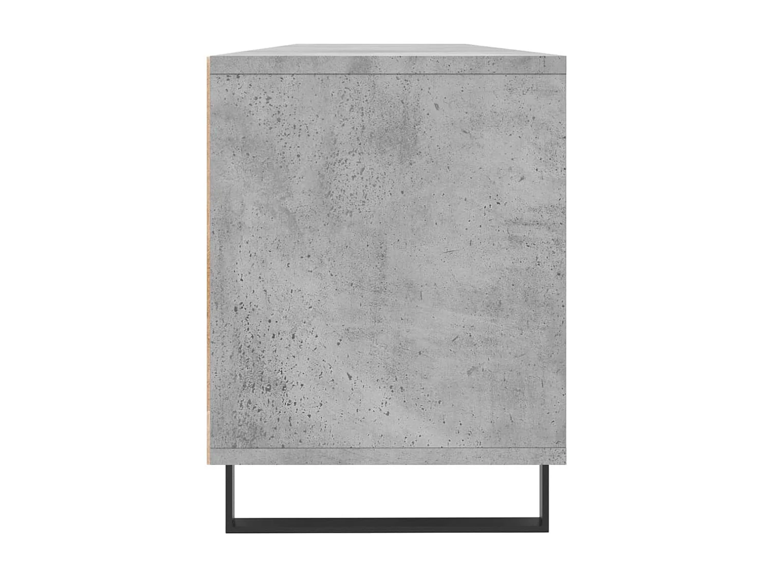 Hørning  Tv-meubel 150x30x44,5 cm bewerkt hout betongrijs