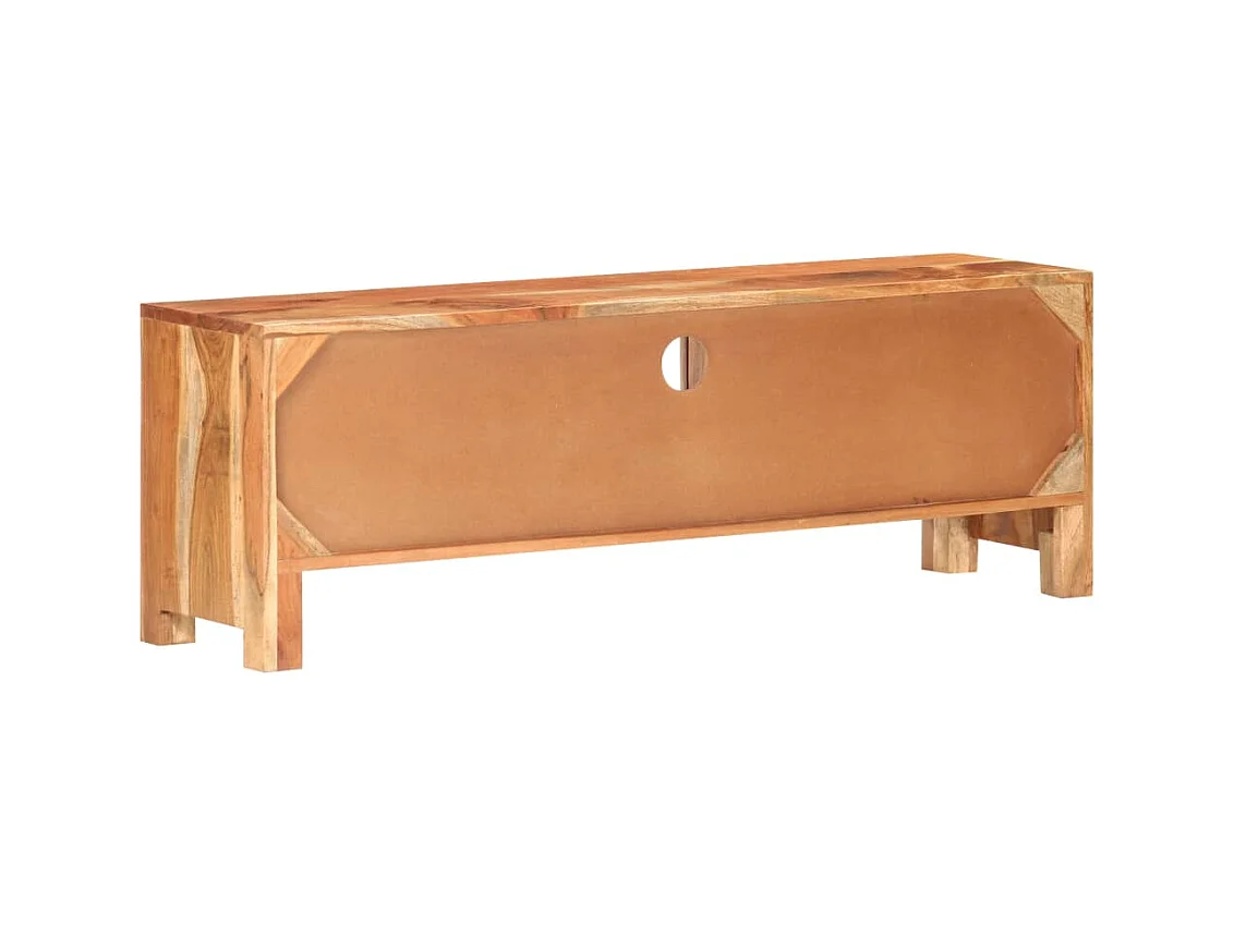 Garden Furniture -  Tv-meubel 116x30x40 cm massief acaciahout