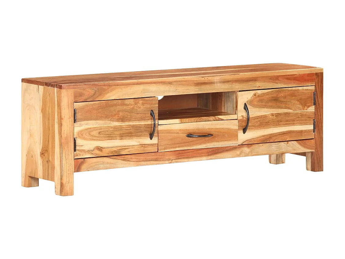 Garden Furniture -  Tv-meubel 116x30x40 cm massief acaciahout