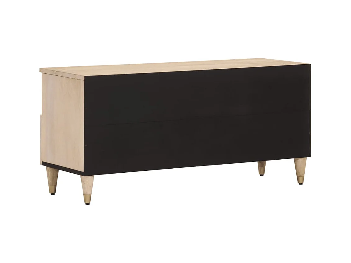 Garden Furniture -  Tv-meubel 100x33x46 cm massief mangohout