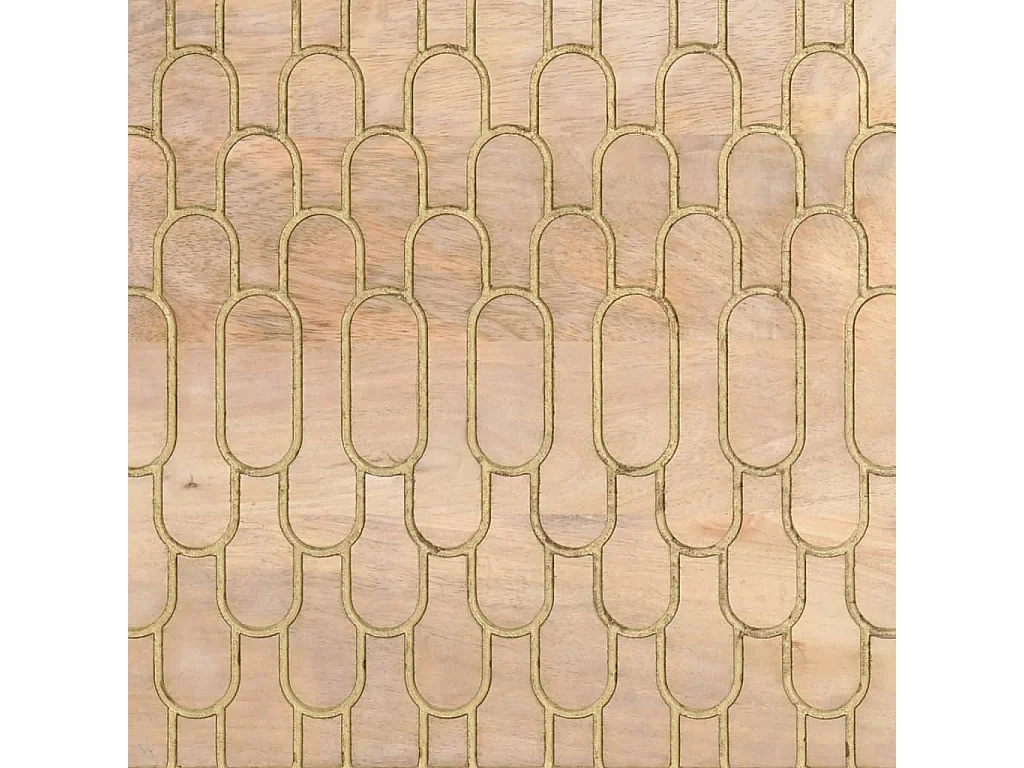 Garden Furniture -  Tv-meubel 100x33x46 cm massief mangohout