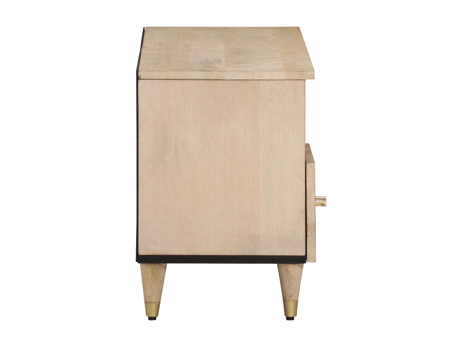 Garden Furniture -  Meuble TV 100x33x46 cm bois massif de manguier