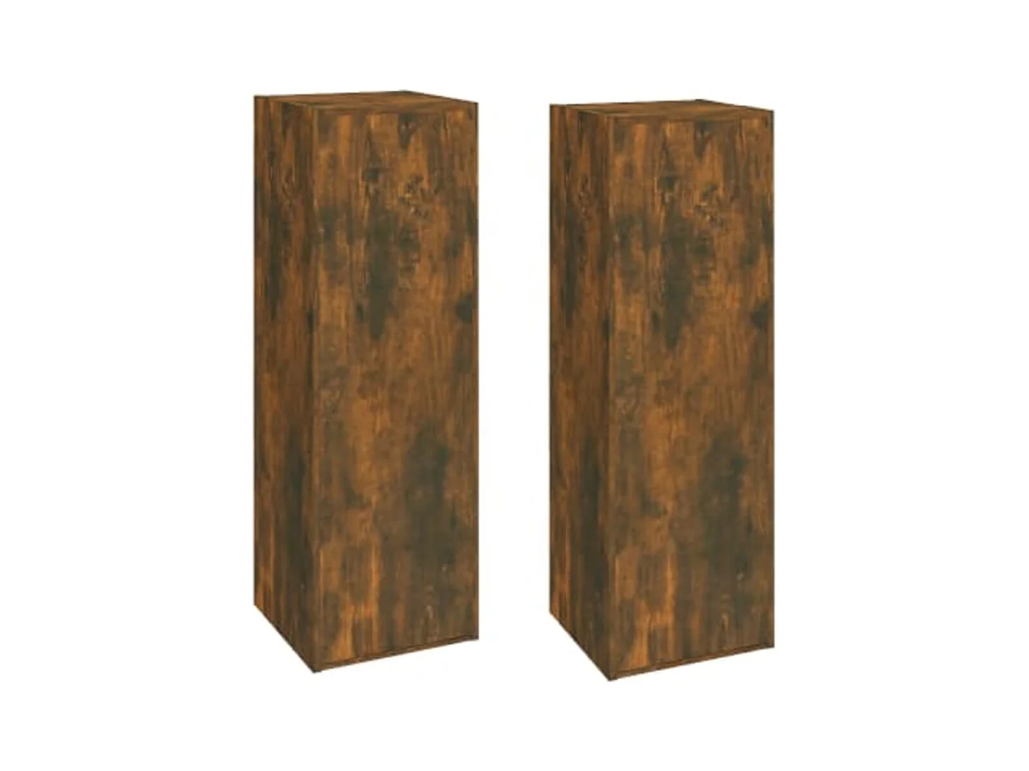 Hoeselt  Meubles TV 2 pcs Chêne fumé 30,5x30x90 cm Bois d'ingénierie