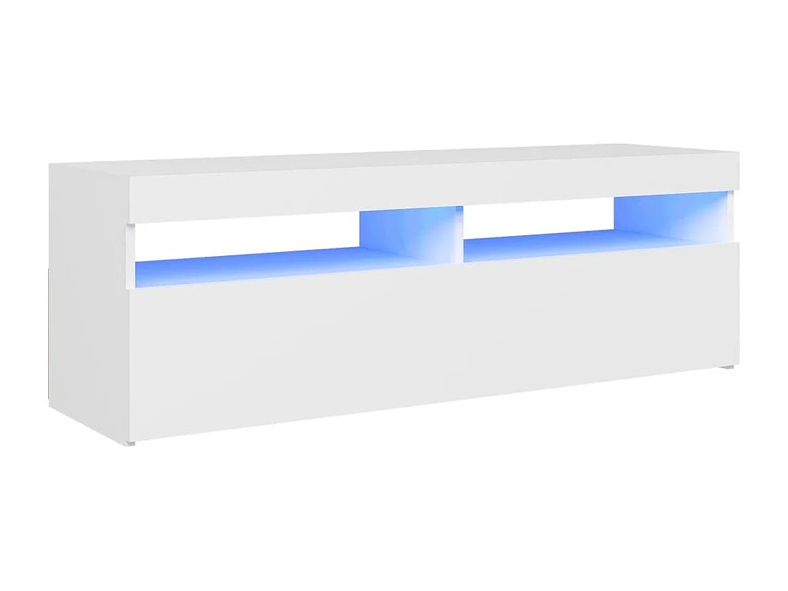 Ilion  Mueble para TV con luces LED blanco 120x35x40 cm