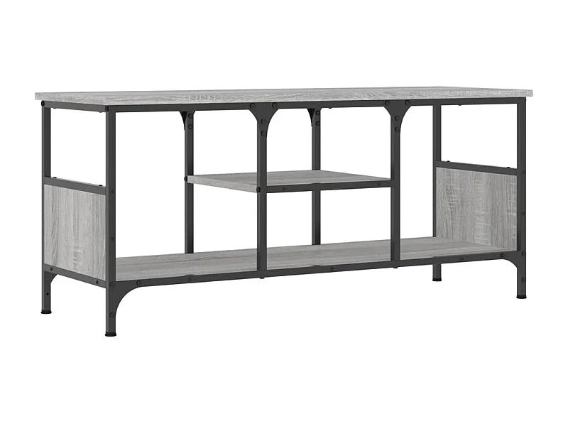 Numa  Mueble TV erro y madera contrachapada gris Sonoma 100x35x45cm