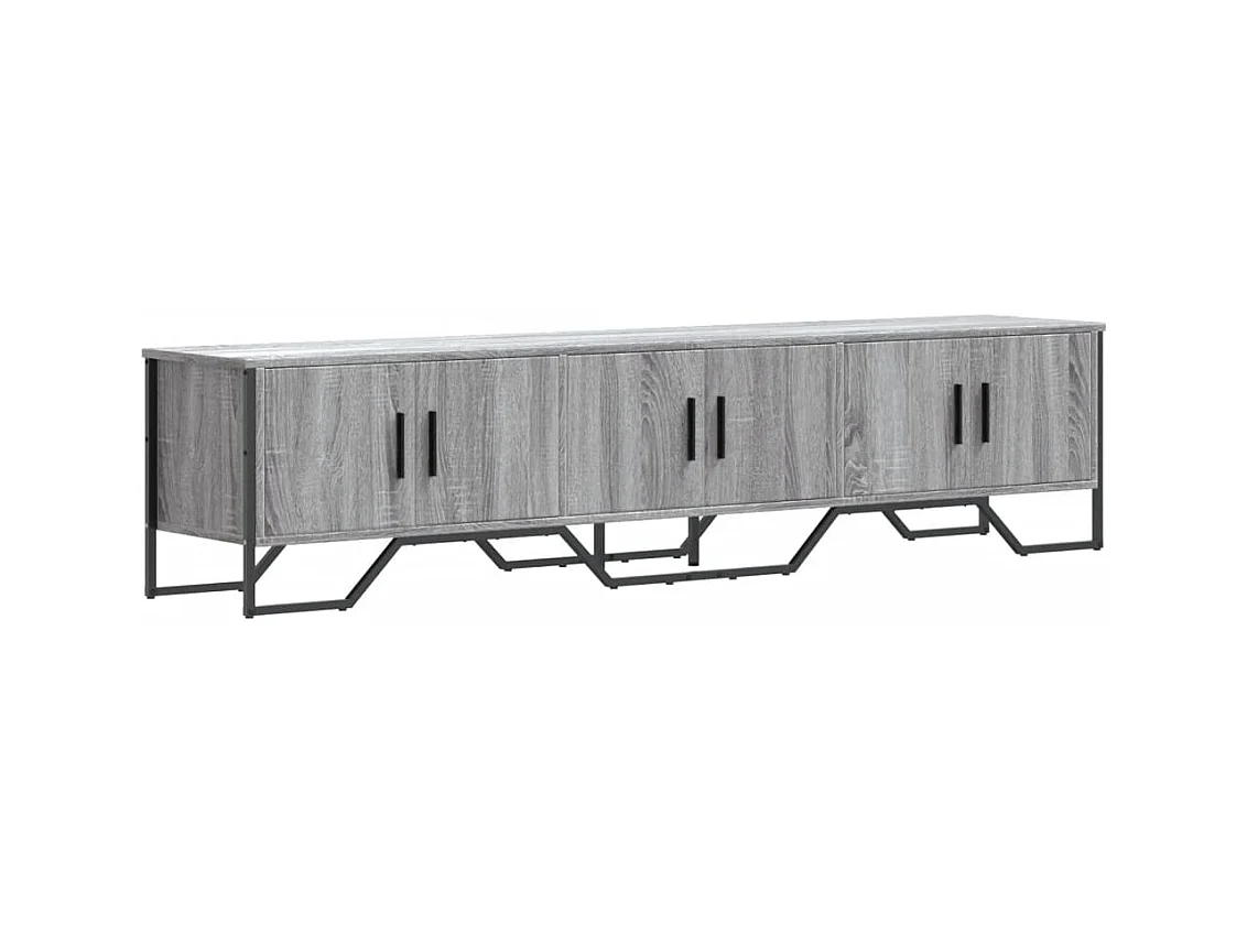 Nouria  Meuble TV sonoma gris 180x34x41 cm bois d'ingénierie