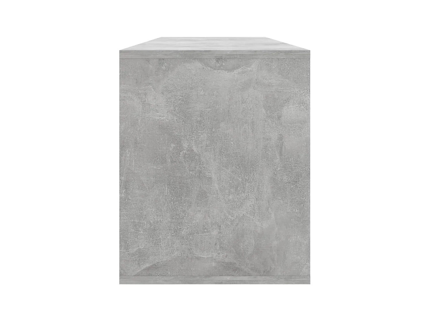 Isolde  Tv-meubel 130x35x50 cm bewerkt hout betongrijs