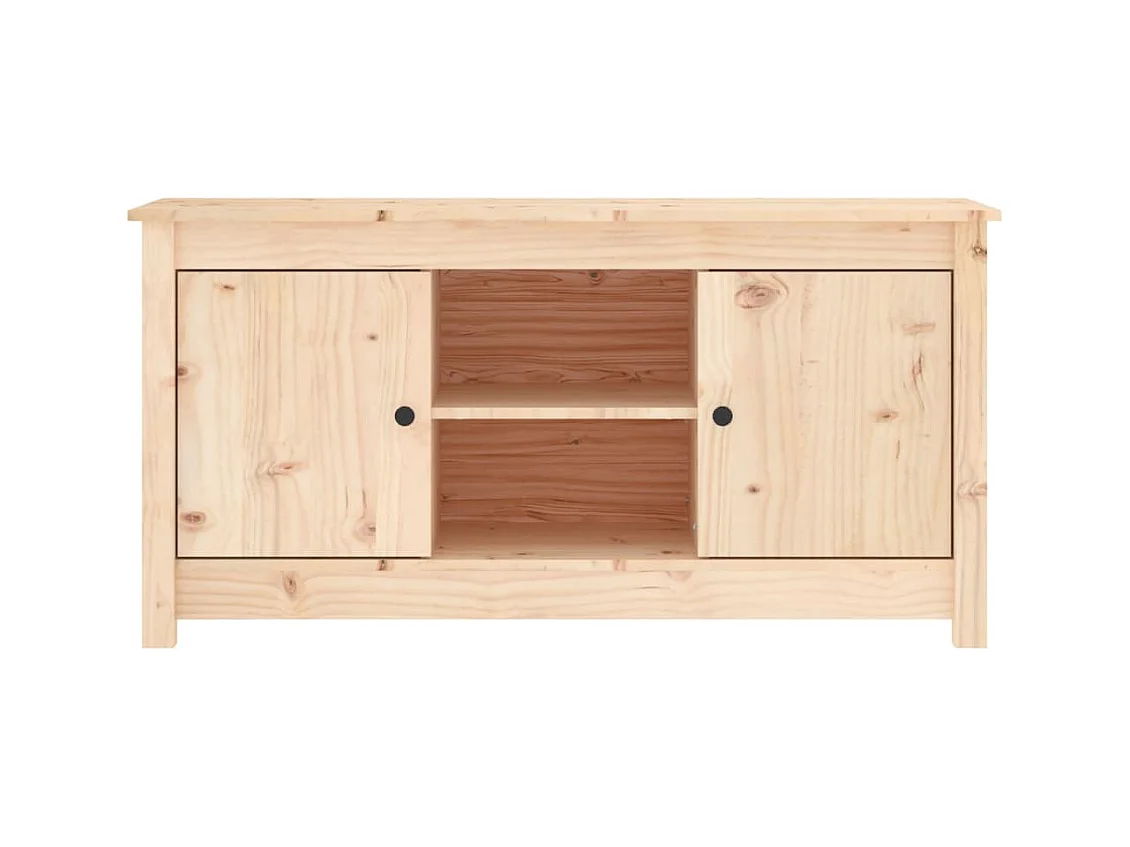 Mandy  Meuble TV 103x36,5x52 cm Bois de pin massif