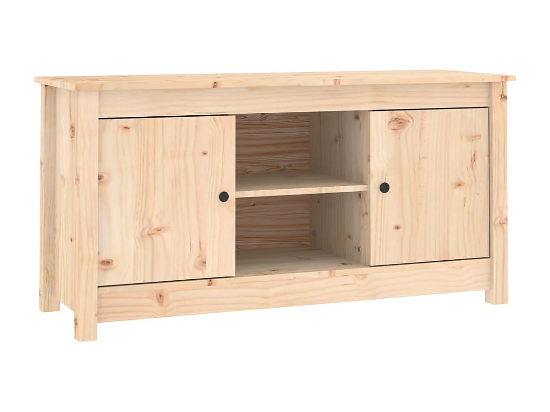 Mandy  Meuble TV 103x36,5x52 cm Bois de pin massif