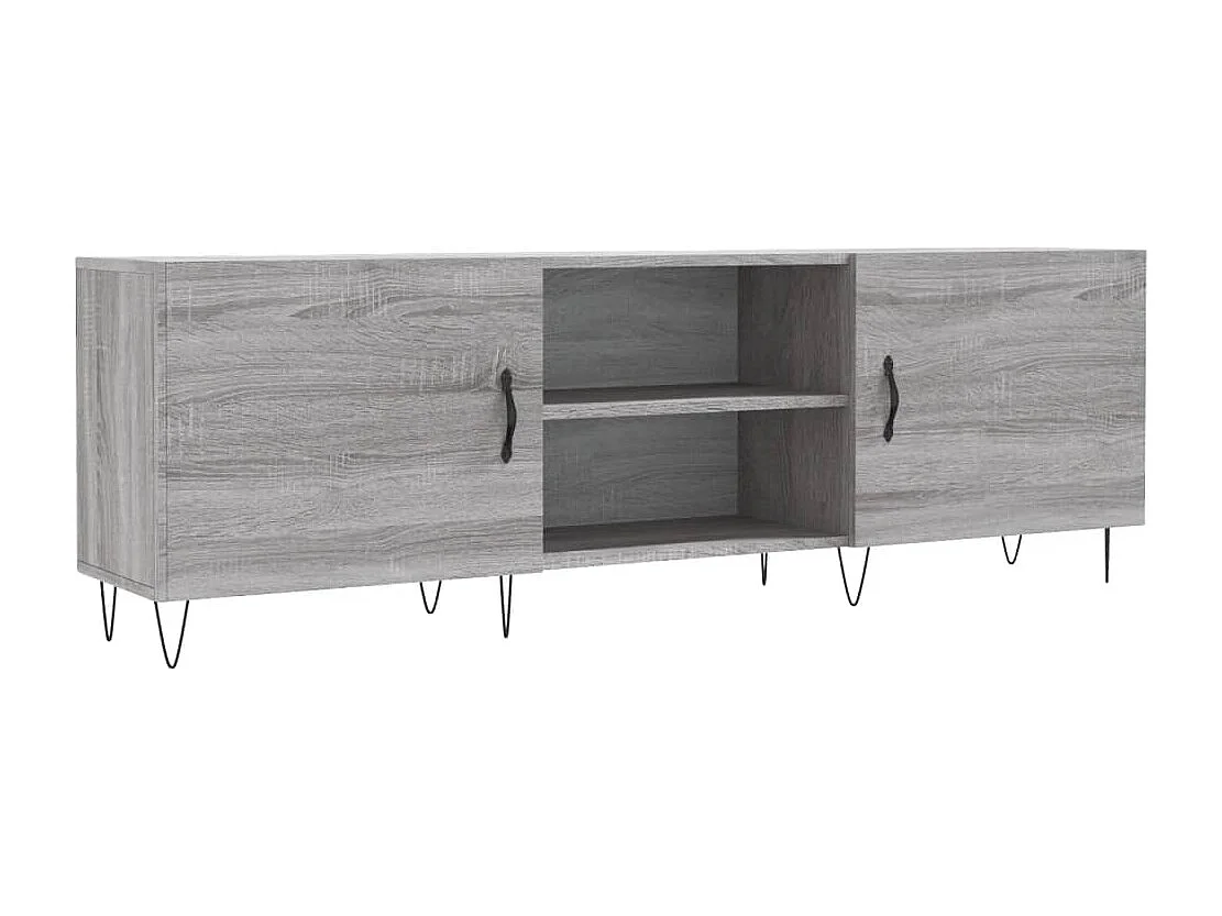 Rivka  Tv-meubel 150x30x50 cm bewerkt hout grijs sonoma eikenkleurig