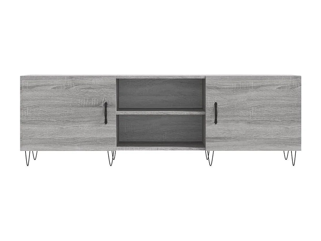 Rivka  Tv-meubel 150x30x50 cm bewerkt hout grijs sonoma eikenkleurig