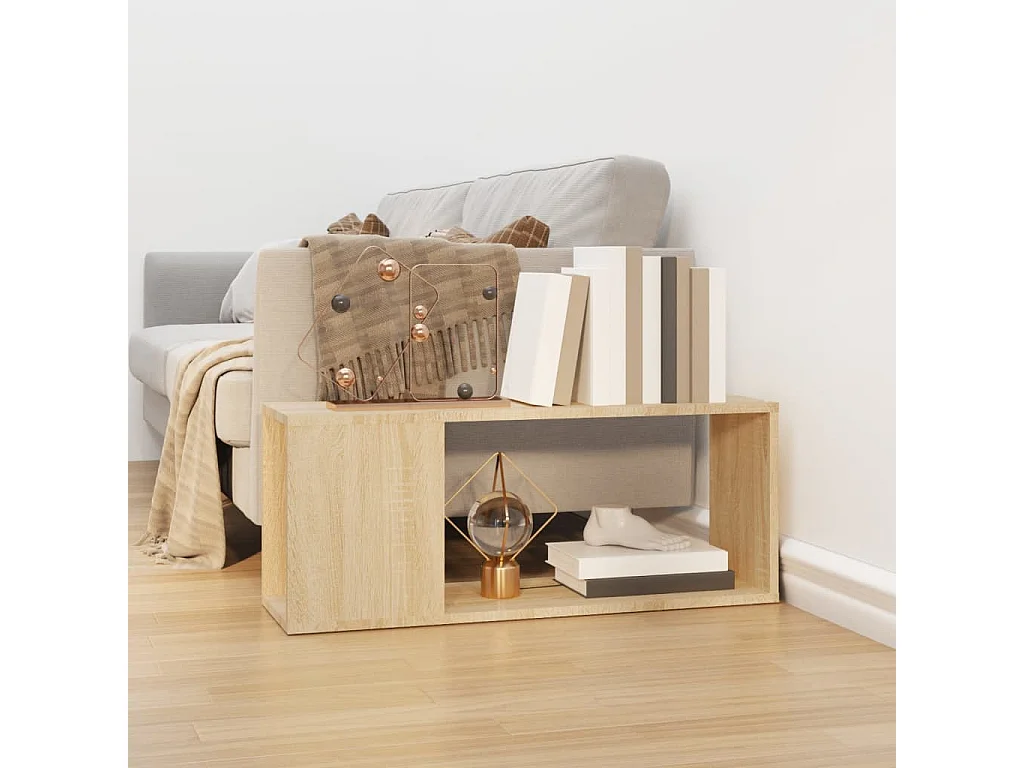 Norman  Meuble TV Chêne sonoma 80x24x32 cm Bois d'ingénierie